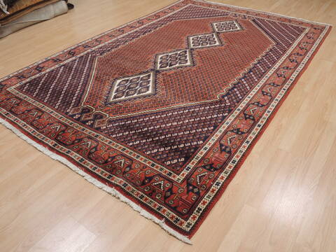 Shahre Babak Brown Hand Knotted 69 X 102  Area Rug 100-109363 Image 5