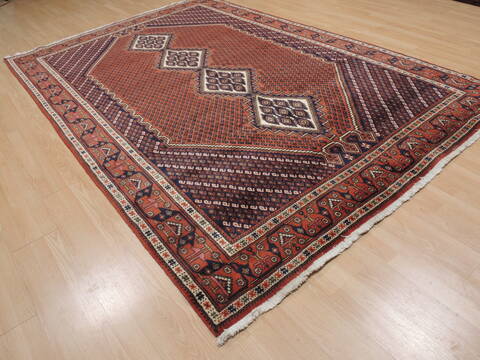 Shahre Babak Brown Hand Knotted 69 X 102  Area Rug 100-109363 Image 6