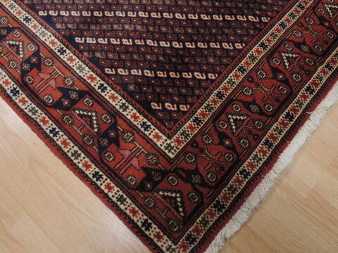 Shahre Babak Brown Hand Knotted 69 X 102  Area Rug 100-109363 Image 7