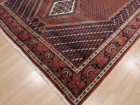 Shahre Babak Brown Hand Knotted 69 X 102  Area Rug 100-109363 Image 9