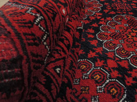 Baluch Blue Hand Knotted 69 X 99  Area Rug 100-109364 Image 15