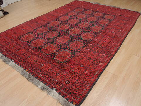 Baluch Blue Hand Knotted 69 X 99  Area Rug 100-109364 Image 5