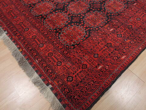 Baluch Blue Hand Knotted 69 X 99  Area Rug 100-109364 Image 9