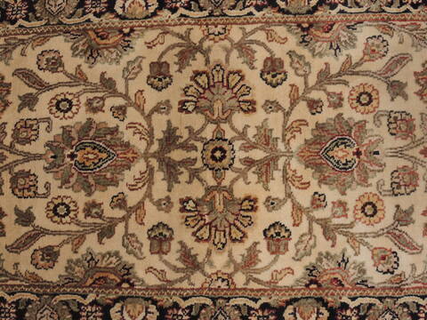 Jaipur Beige Runner Hand Knotted 27 X 105  Area Rug 100-109367 Image 11