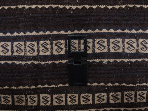 Kilim Brown Flat Woven 39 X 47  Area Rug 100-109374 Image 12