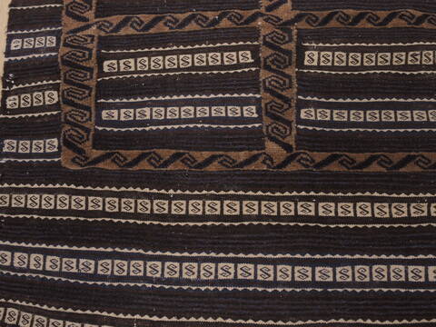 Kilim Brown Flat Woven 39 X 47  Area Rug 100-109374 Image 7