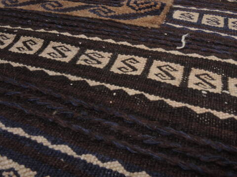 Kilim Brown Flat Woven 39 X 47  Area Rug 100-109374 Image 8