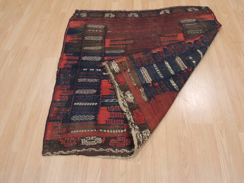 Kilim Red Square Flat Woven 39 X 40  Area Rug 100-109375 Image 13