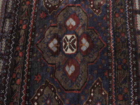Baluch Blue Square Flat Woven 39 X 310  Area Rug 100-109381 Image 8