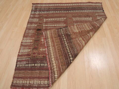 Baluch Brown Hand Knotted 42 X 51  Area Rug 100-109382 Image 13