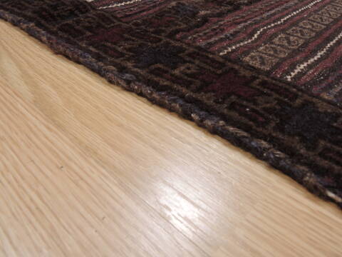 Kilim Brown Hand Knotted 38 X 47  Area Rug 100-109389 Image 8