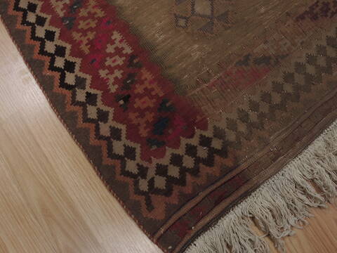 Kilim Green Hand Knotted 27 X 44  Area Rug 100-109390 Image 6