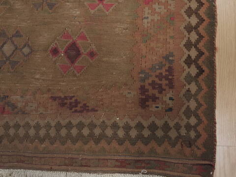 Kilim Green Hand Knotted 27 X 44  Area Rug 100-109390 Image 7