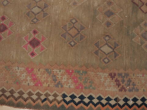 Kilim Green Hand Knotted 27 X 44  Area Rug 100-109390 Image 8