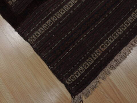 Kilim Red Square Hand Knotted 311 X 46  Area Rug 100-109391 Image 6
