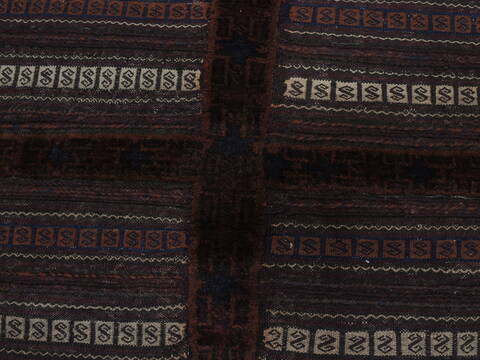 Kilim Red Square Hand Knotted 311 X 46  Area Rug 100-109391 Image 8