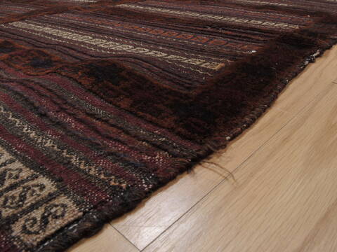 Kilim Red Square Hand Knotted 311 X 46  Area Rug 100-109391 Image 9
