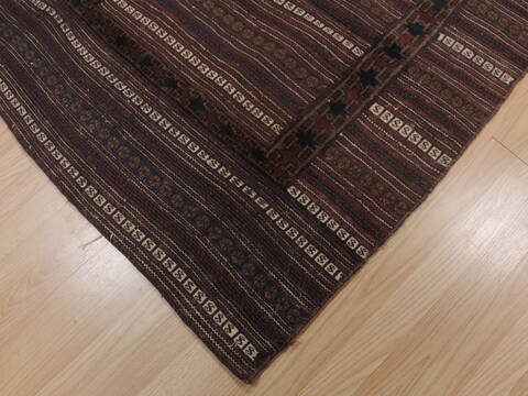 Kilim Red Square Hand Knotted 40 X 44  Area Rug 100-109392 Image 10