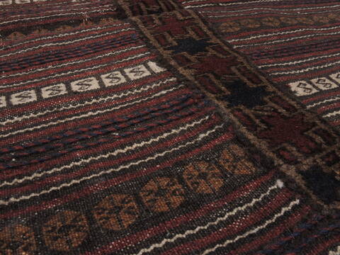 Kilim Red Square Hand Knotted 40 X 44  Area Rug 100-109392 Image 14