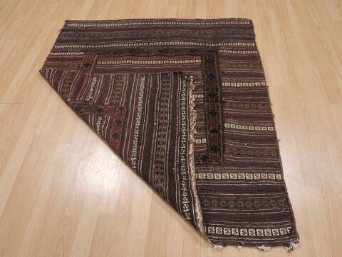 Kilim Red Square Hand Knotted 40 X 44  Area Rug 100-109392 Image 15