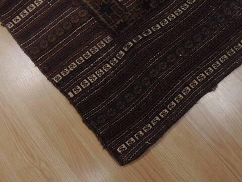 Kilim Red Square Hand Knotted 40 X 44  Area Rug 100-109392 Image 7