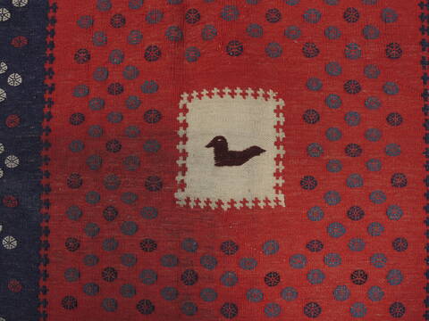 Kilim Red Square Flat Woven 42 X 42  Area Rug 100-109396 Image 10