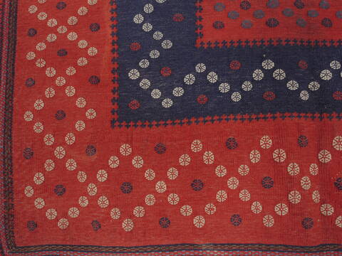 Kilim Red Square Flat Woven 42 X 42  Area Rug 100-109396 Image 8