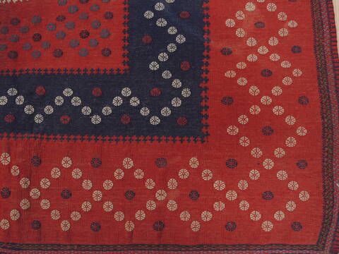 Kilim Red Square Flat Woven 42 X 42  Area Rug 100-109396 Image 9