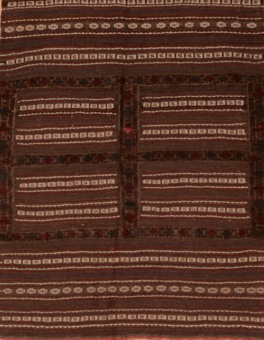 Kilim Red Square Flat Woven 41 X 41  Area Rug 100-109401 Image 0