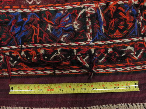 Kilim Red Square Hand Knotted 33 X 33  Area Rug 100-109402 Image 12