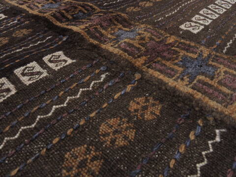 Kilim Brown Square Flat Woven 40 X 40  Area Rug 100-109403 Image 11