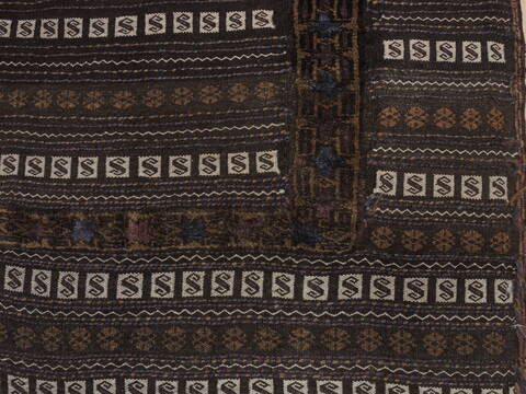 Kilim Brown Square Flat Woven 40 X 40  Area Rug 100-109403 Image 7