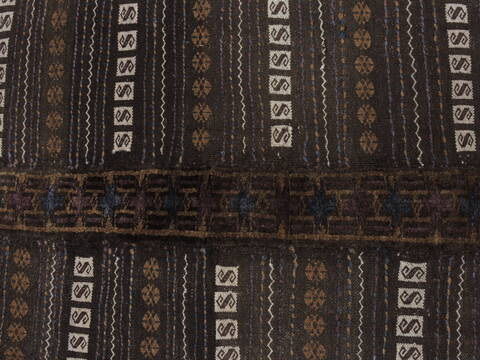 Kilim Brown Square Flat Woven 40 X 40  Area Rug 100-109403 Image 8