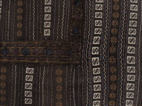 Kilim Brown Square Flat Woven 40 X 40  Area Rug 100-109403 Image 9