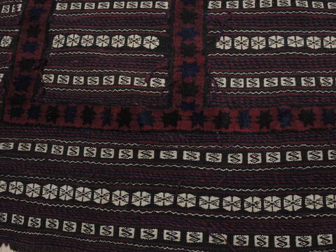 Kilim Red Square Hand Knotted 40 X 40  Area Rug 100-109404 Image 13