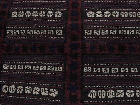 Kilim Red Square Hand Knotted 40 X 40  Area Rug 100-109404 Image 7