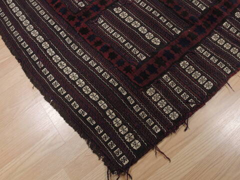 Kilim Red Square Hand Knotted 40 X 40  Area Rug 100-109404 Image 8