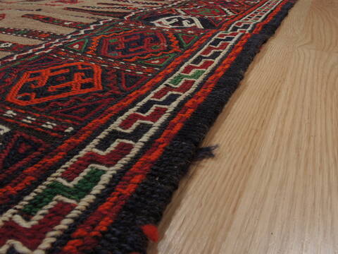 Kilim Red Square Flat Woven 33 X 33  Area Rug 100-109405 Image 10