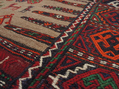 Kilim Red Square Flat Woven 33 X 33  Area Rug 100-109405 Image 9