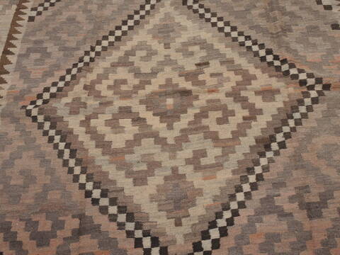Kilim Brown Flat Woven 75 X 119  Area Rug 100-109419 Image 8