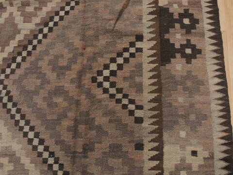 Kilim Brown Flat Woven 75 X 119  Area Rug 100-109419 Image 9