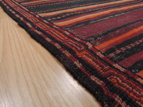 Kilim Red Runner Flat Woven 52 X 101  Area Rug 100-109422 Image 11