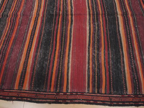 Kilim Red Runner Flat Woven 52 X 101  Area Rug 100-109422 Image 9