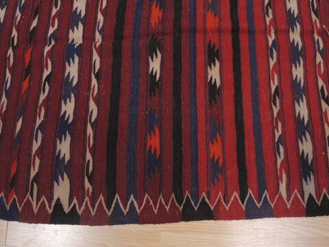 Kilim Red Runner Flat Woven 45 X 96  Area Rug 100-109424 Image 11