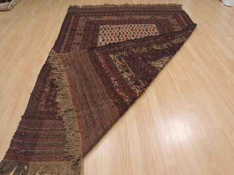 Baluch Beige Hand Knotted 60 X 90  Area Rug 100-109432 Image 18