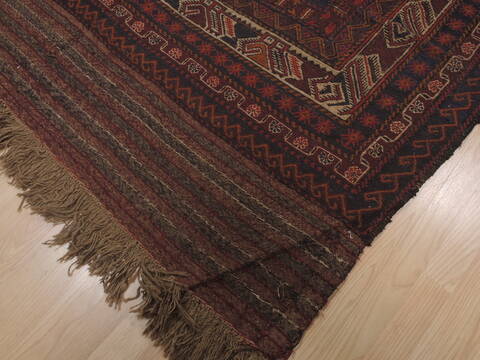 Baluch Beige Hand Knotted 60 X 90  Area Rug 100-109432 Image 6