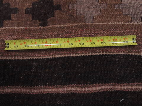 Kilim Brown Flat Woven 67 X 94  Area Rug 100-109436 Image 12