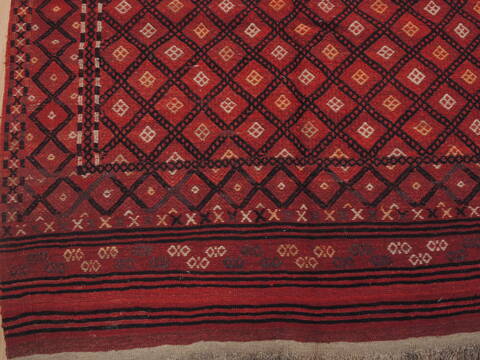 Kilim Red Flat Woven 74 X 90  Area Rug 100-109438 Image 10