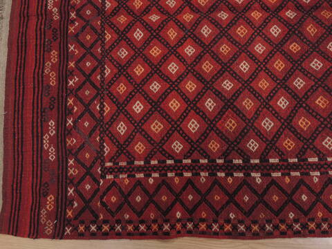 Kilim Red Flat Woven 74 X 90  Area Rug 100-109438 Image 12
