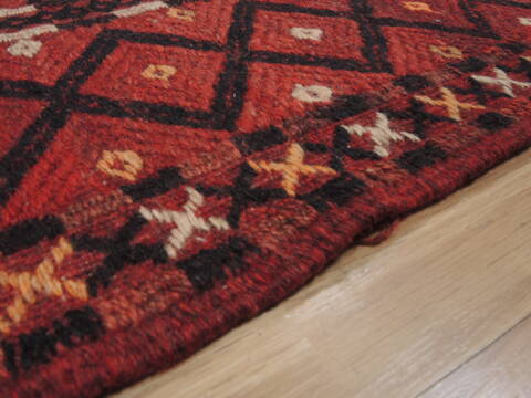 Kilim Red Flat Woven 74 X 90  Area Rug 100-109438 Image 16